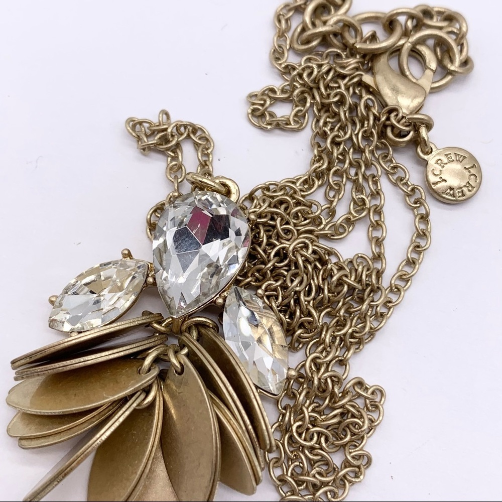 J. Crew Jeweled Dangles Pendant Necklace